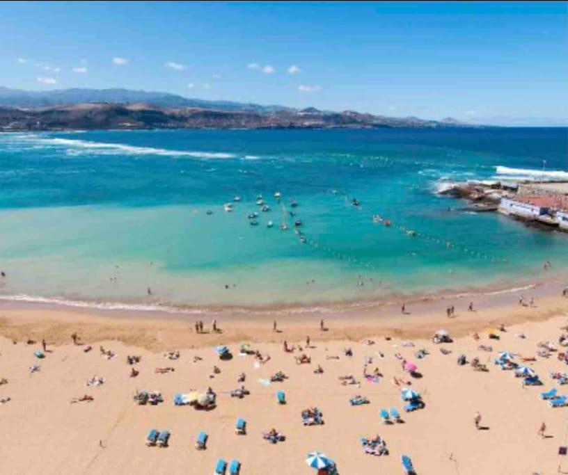2 Bedrooms Flat 50 Mts Away From Las Canteras Beach Las Palmas de Gran Canaria Esterno foto